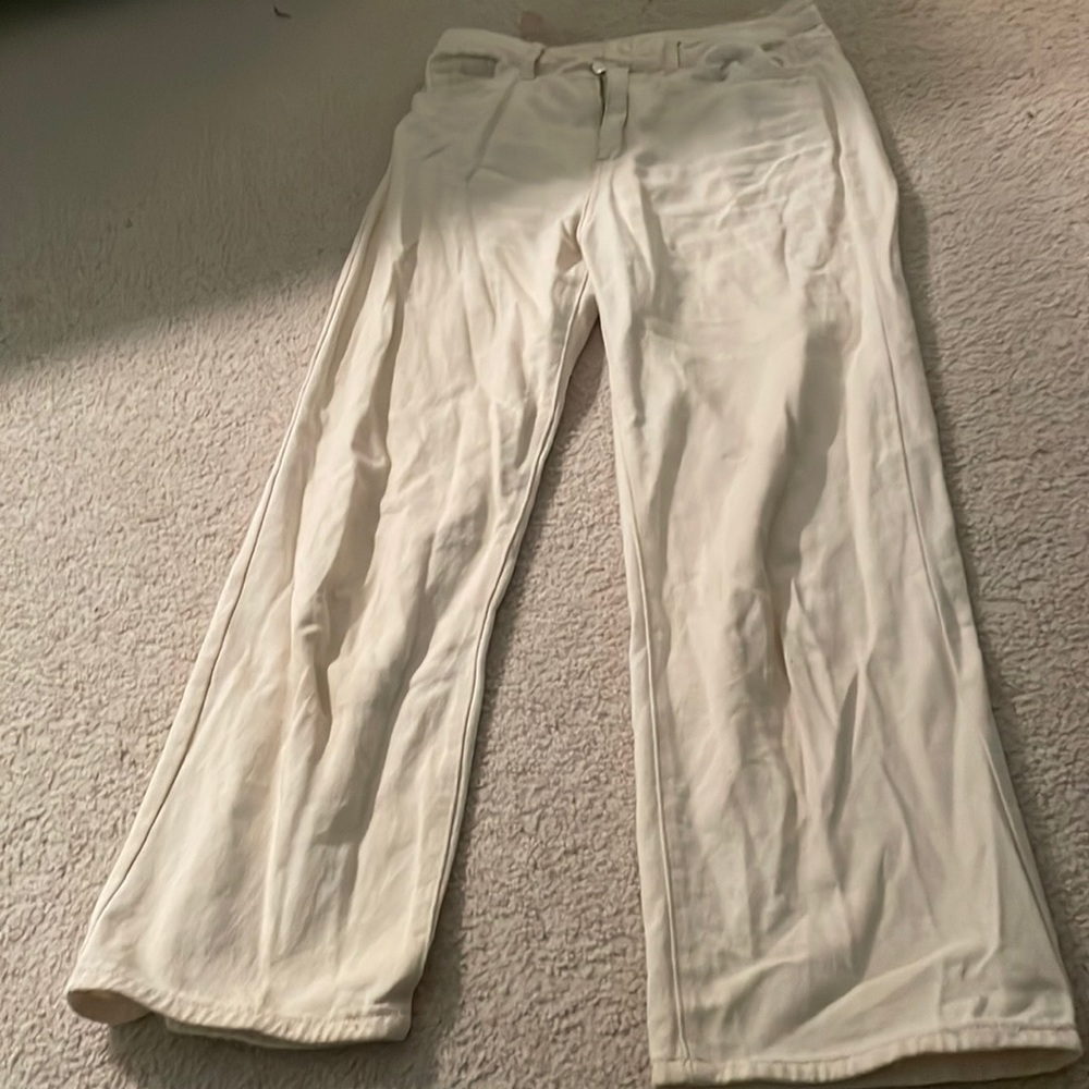 white jeans